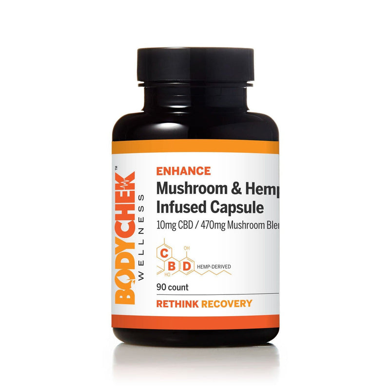 Hemp Extract Capsules- Mushroom - BodyChek Wellness