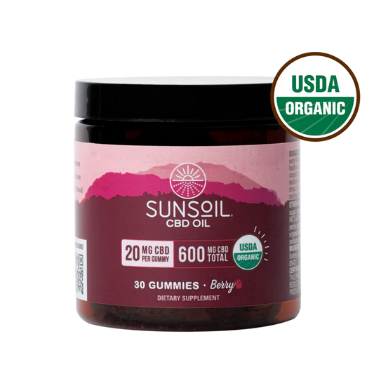 Hemp Extract Gummies- Full Spectrum - Sunsoil