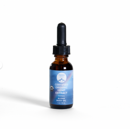 Hemp Body Oil- Pocono Organics