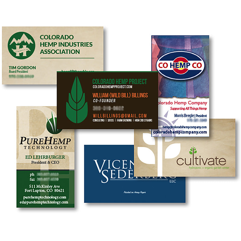 Hemp Paper Business Cards- Tree Free Hemp